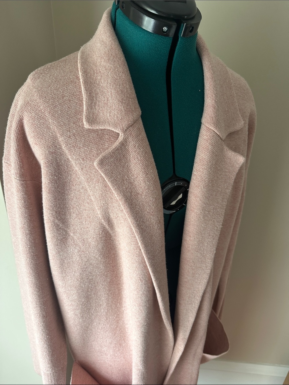 J Crew Long Soft Pink Open-Front Women's Coatigan